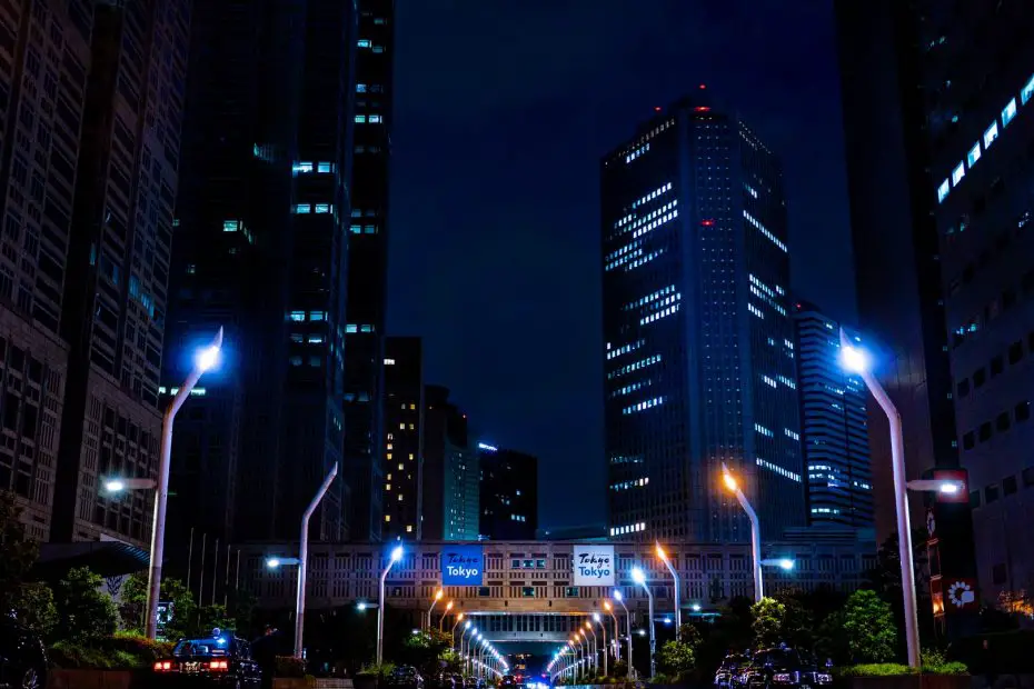 Smart City at night