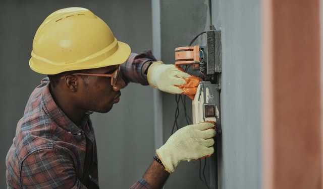 maintenance work in a building