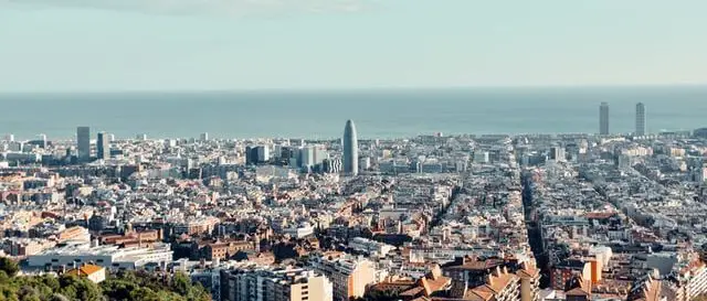 barcelona city skyline