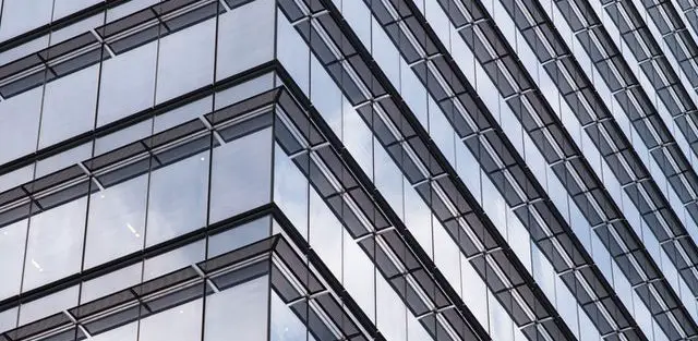 large glass facade