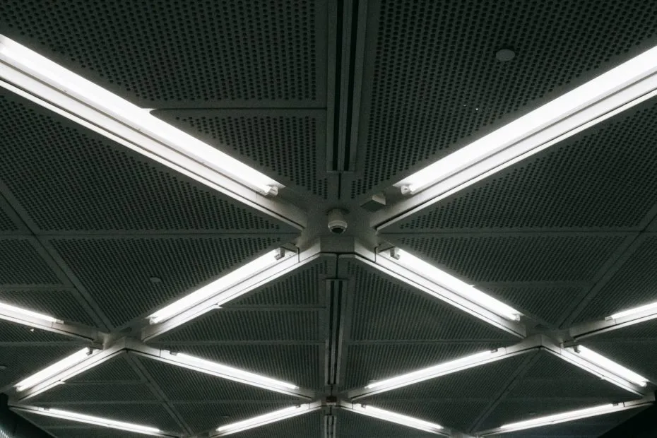 smart lighting systems in a commercial building