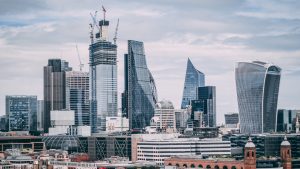 London Skyline with Skyscrapers